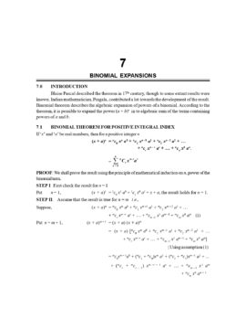 BINOMIAL EXPANSIONS | BUSINESS MATHEMATICS | BBA Sem 1